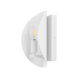 Safavieh 	Calluna, 4 Inch, White, Iron Wall Sconce Set Of 2 - Set of 2 White SCN4109B-SET2