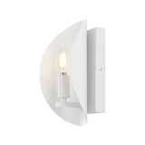 Safavieh 	Calluna, 4 Inch, White, Iron Wall Sconce Set Of 2 - Set of 2 White SCN4109B-SET2