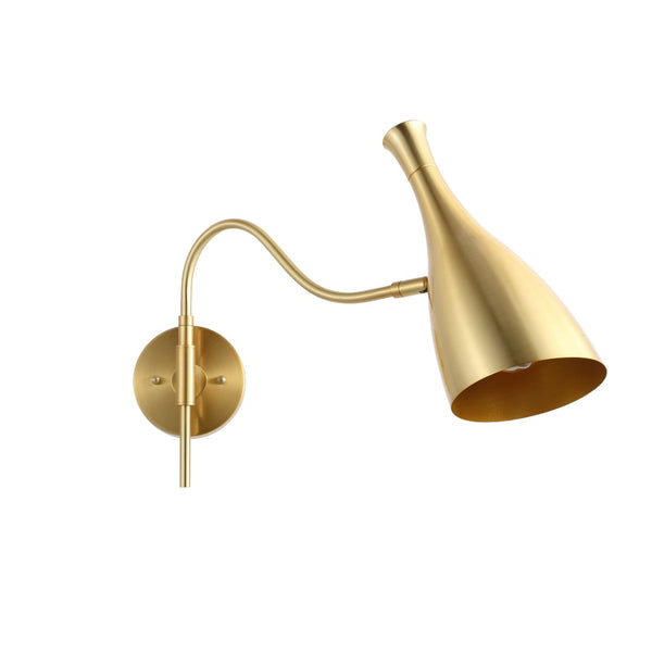 Safavieh HARLONA, Elegant 22-Inch Brass & Iron Wall Sconce Set of 2 for Timeless Ambiance & Style SCN4110A-SET2