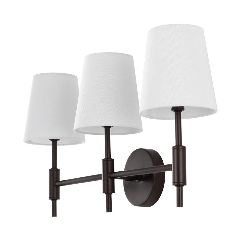 Safavieh Darya, 3 Light, 24 Inch, Black, Iron Wall Sconce Orb SCN4119A