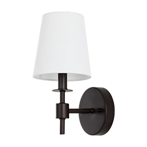 Safavieh DALANY, Elegant Iron Wall Sconce Set of 2 - Minimalist Design for Warm Illumination in Any Space Black SCN4121A-SET2