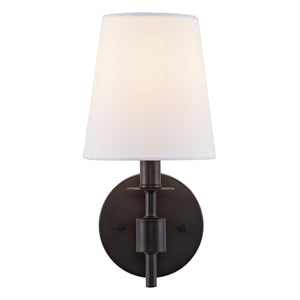 Safavieh DALANY, Elegant Iron Wall Sconce Set of 2 - Minimalist Design for Warm Illumination in Any Space Black SCN4121A-SET2