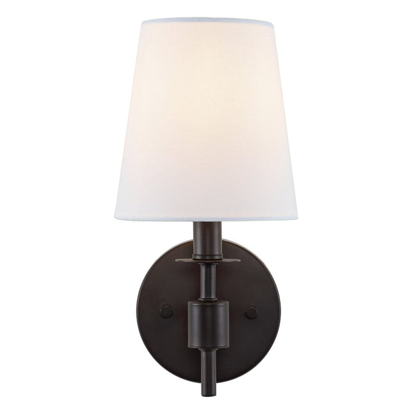 Safavieh DALANY, Elegant Iron Wall Sconce Set of 2 - Minimalist Design for Warm Illumination in Any Space Black SCN4121A-SET2