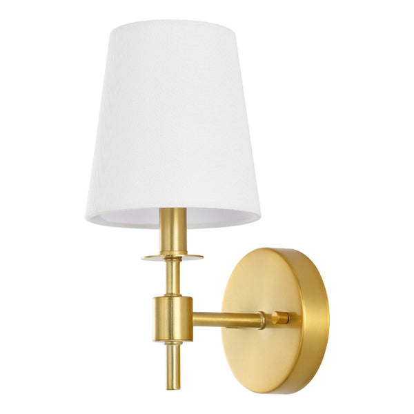 Safavieh DALANY, Elegant Iron Wall Sconce Set of 2 - Minimalist Design for Warm Illumination in Any Space Brass SCN4121B-SET2