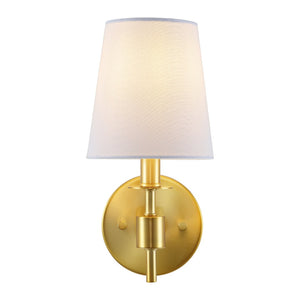 Safavieh DALANY, Elegant Iron Wall Sconce Set of 2 - Minimalist Design for Warm Illumination in Any Space Brass SCN4121B-SET2