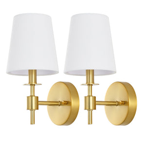 Safavieh Dalany, 7 Inch, Brass, Iron Wall Sconce Set Of 2 - Set of 2 Brass SCN4121B-SET2