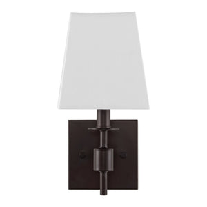Safavieh CLAUREN, Elegant Black Iron Wall Sconce Set of 2 for Stylish Home Lighting and Ambiance Oil Rub Bronze SCN4122A-SET2