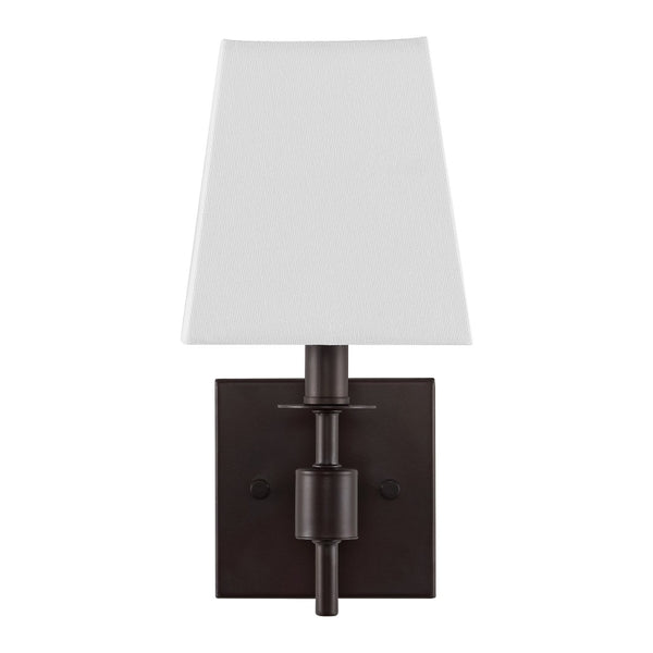 Safavieh CLAUREN, Elegant Black Iron Wall Sconce Set of 2 for Stylish Home Lighting and Ambiance Oil Rub Bronze SCN4122A-SET2