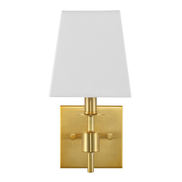 Safavieh Clauren, 7.25 Inch, Brass, Iron Wall Sconce Set Of 2 X23 Brass Gold 7.25" x 5.5" x 11.25"