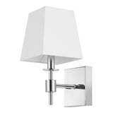 Safavieh Clauren, 7.25 Inch, Chrome, Iron Wall Sconce Set Of 2 X23 Chrome 7.25" x 5.5" x 11.25"