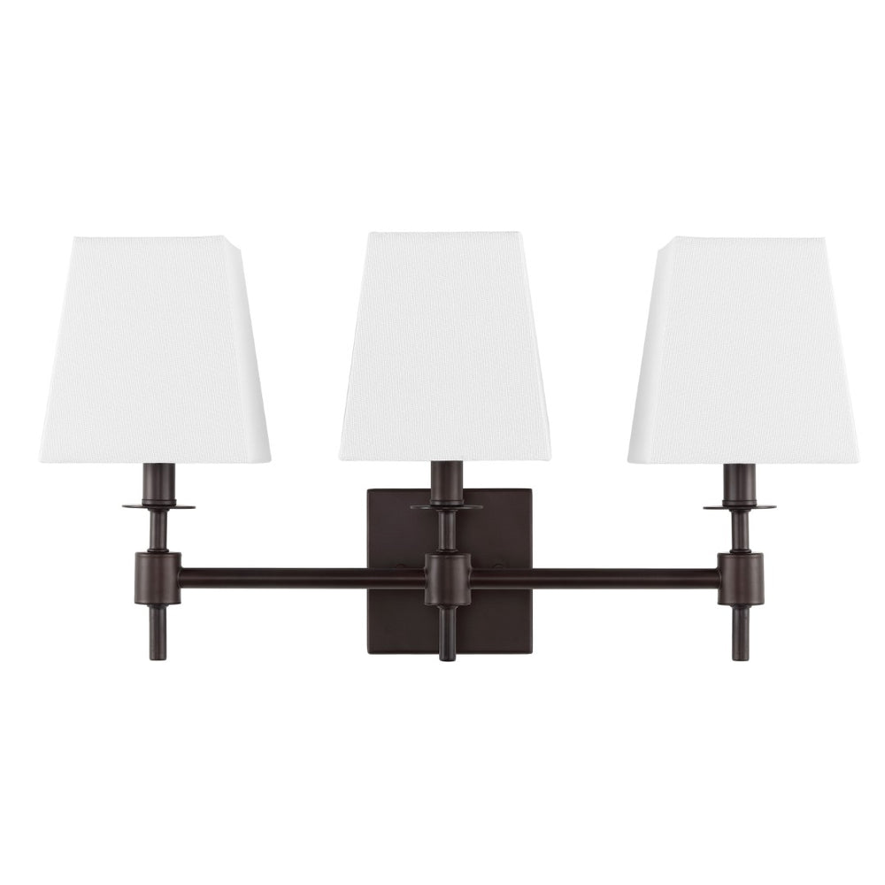 Safavieh Clelia, 3 Light, 22 Inch, Black, Iron Wall Sconce Orb SCN4123A