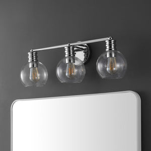 Safavieh Sunetta 3 Lt 25" Wall Sconce Chrome SCN4127C