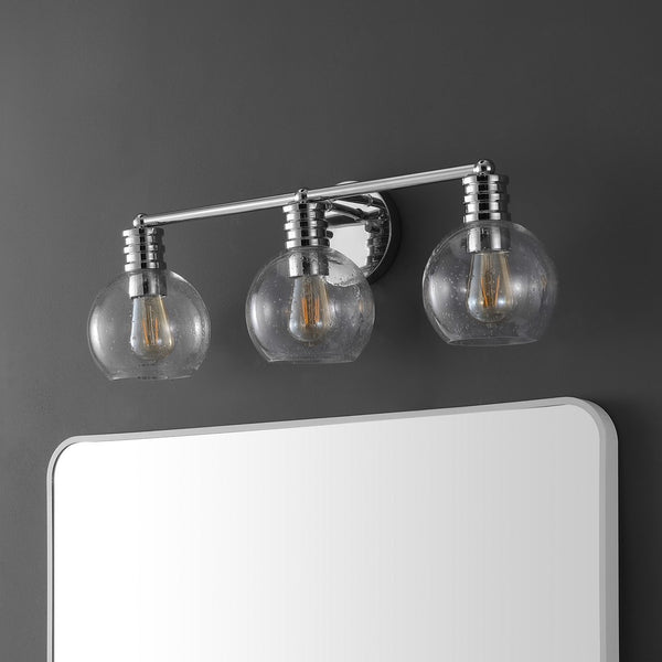 Safavieh Sunetta 3 Lt 25" Wall Sconce Chrome SCN4127C