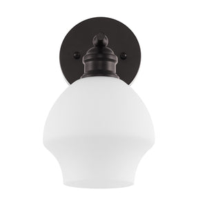 Safavieh SOLYNN, Elegant Set of 2 Modern Wall Sconces for Refined Accent Lighting in Any Interior Space Black / White SCN4131C-SET2