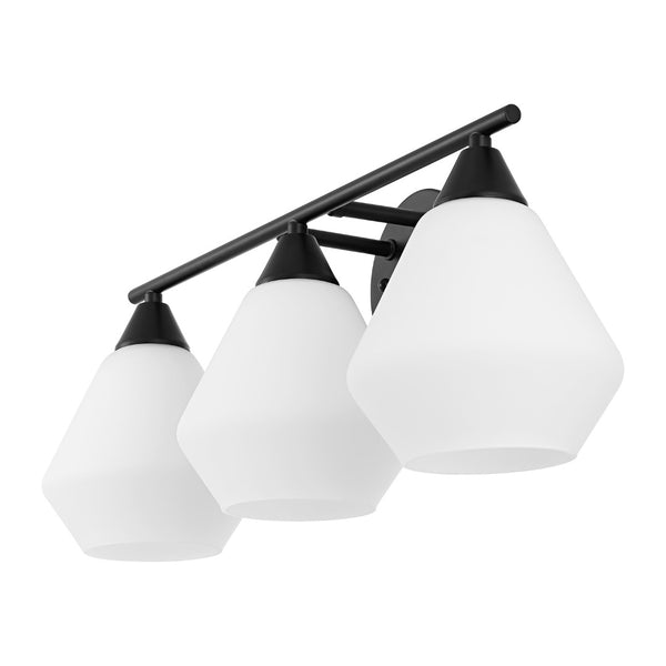 Safavieh AMANI, 3-Light Iron Wall Sconce - Modern Design for Stylish Ambient Lighting in Any Room Black SCN4134C