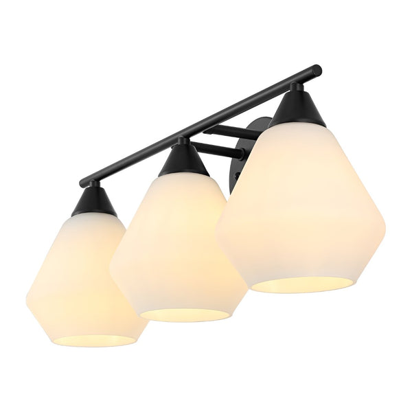 Safavieh AMANI, 3-Light Iron Wall Sconce - Modern Design for Stylish Ambient Lighting in Any Room Black SCN4134C