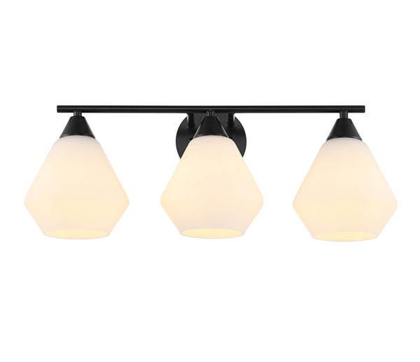 Safavieh AMANI, 3-Light Iron Wall Sconce - Modern Design for Stylish Ambient Lighting in Any Room Black SCN4134C