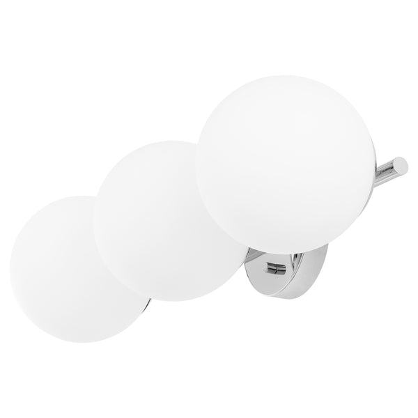 Safavieh Amaoi 3 Lt 20.5" Wall Sconce XII23 Chrome  SCN4135B