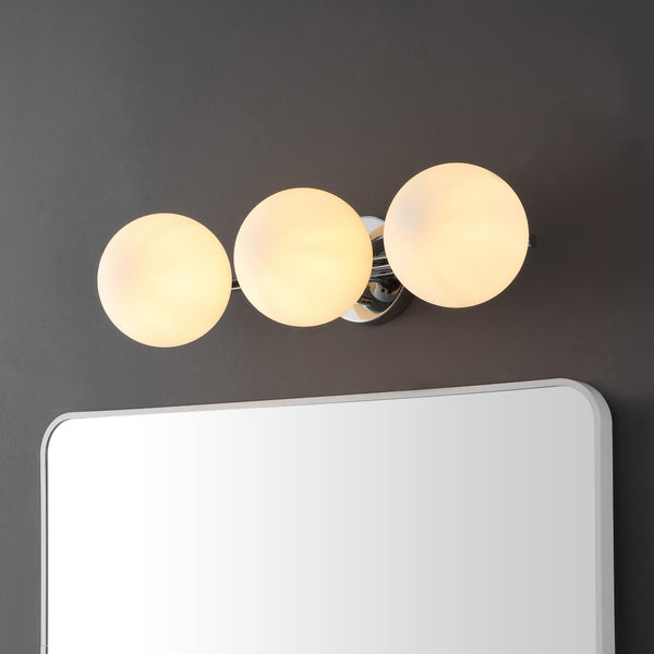 Safavieh Amaoi 3 Lt 20.5" Wall Sconce XII23 Chrome  SCN4135B