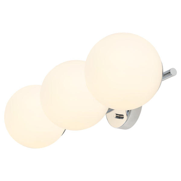 Safavieh Amaoi 3 Lt 20.5" Wall Sconce XII23 Chrome  SCN4135B