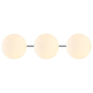 Safavieh Amaoi 3 Lt 20.5" Wall Sconce XII23 Chrome  SCN4135B