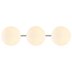 Safavieh Amaoi, 3 Light, 20.5 Inch, Chrome, Iron Wall Sconce SCN4135B