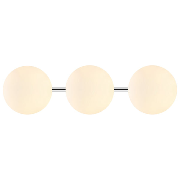 Safavieh Amaoi, 3 Light, 20.5 Inch, Chrome, Iron Wall Sconce SCN4135B