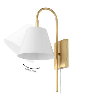 Safavieh Rhoeva 10" Wall Sconce Brass SCN4145A