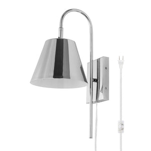 Safavieh Rhoeva 10" Wall Sconce Chrome SCN4145C