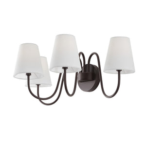 Safavieh RHEA, 4-Light Wall Sconce in Oil Rubbed Bronze - Elegant Metal Design for Modern & Classic Spaces SCN4147A