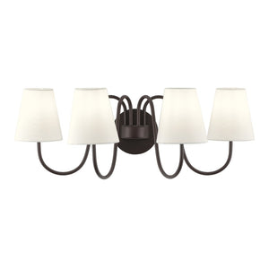Safavieh RHEA, 4-Light Wall Sconce in Oil Rubbed Bronze - Elegant Metal Design for Modern & Classic Spaces SCN4147A