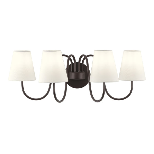 Safavieh RHEA, 4-Light Wall Sconce in Oil Rubbed Bronze - Elegant Metal Design for Modern & Classic Spaces SCN4147A