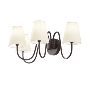 Safavieh RHEA, 4-Light Wall Sconce in Oil Rubbed Bronze - Elegant Metal Design for Modern & Classic Spaces SCN4147A