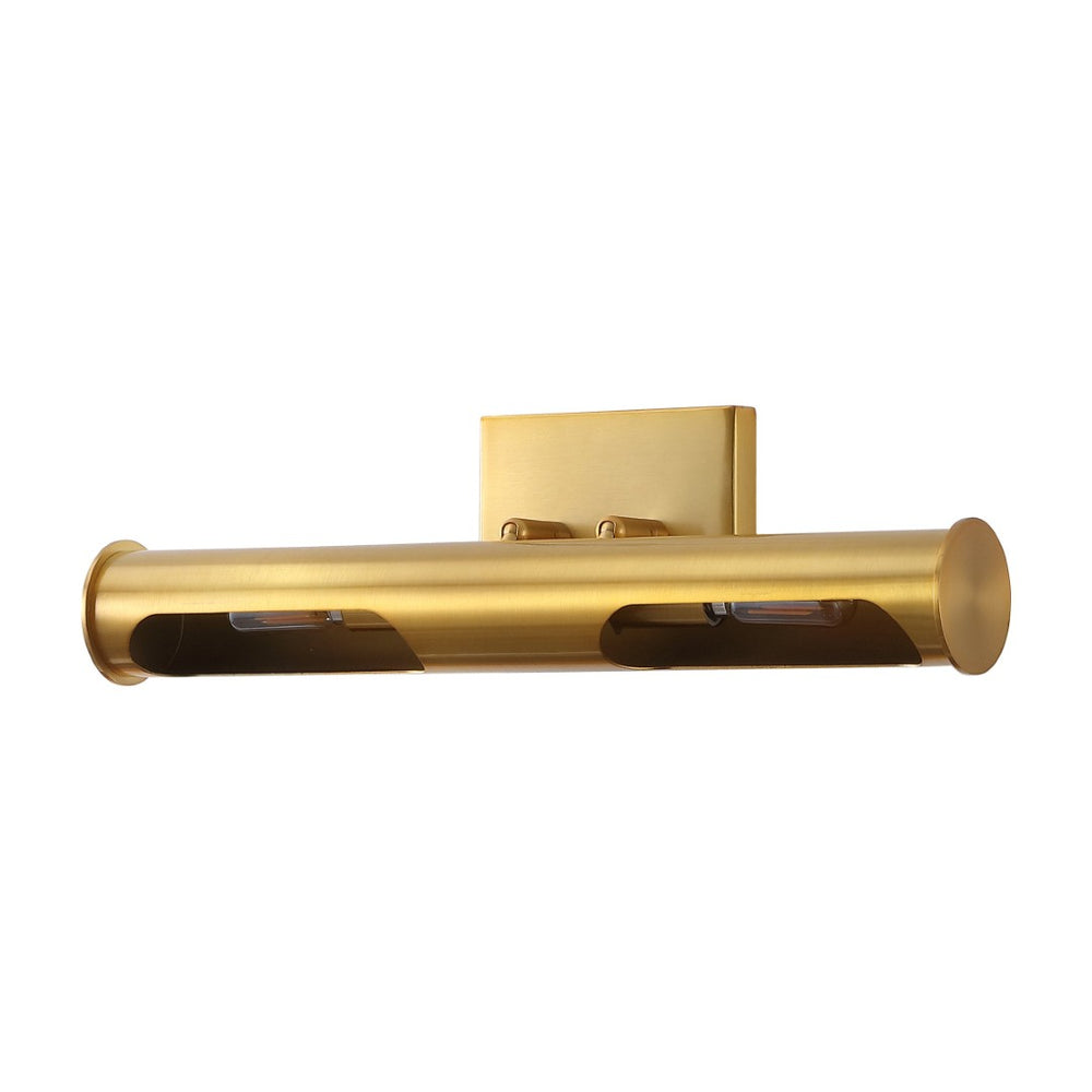 Safavieh ROBYN, 2-Light Wall Sconce in Warm Brass – Modern Minimalist Design for Stylish Home Illumination SCN4148A