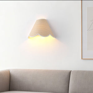 Safavieh Myka, 12-Inch Natural & White Rattan Wall Sconce With Metal Frame — Warm Diffused Light For Living Spaces SCN4153A