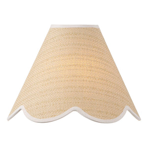 Safavieh Myka, 12-Inch Natural & White Rattan Wall Sconce With Metal Frame — Warm Diffused Light For Living Spaces SCN4153A