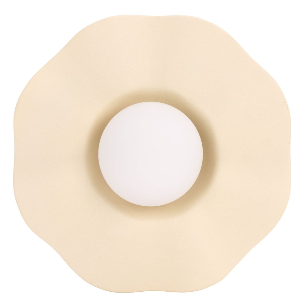 Safavieh RENZA, Elegant 15-Inch Ivory Ceramic Wall Sconce for Ambient Lighting in Any Room Decor Style SCN7000A