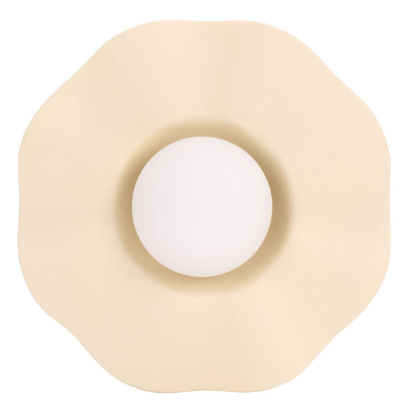Safavieh RENZA, Elegant 15-Inch Ivory Ceramic Wall Sconce for Ambient Lighting in Any Room Decor Style SCN7000A
