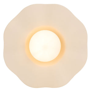 Safavieh RENZA, Elegant 15-Inch Ivory Ceramic Wall Sconce for Ambient Lighting in Any Room Decor Style SCN7000A