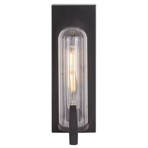 Safavieh Nicola, Elegant Metal/Glass Wall Sconce Set Of 2 - Illuminate Your Home With Timeless Style & Warmth Black Metal Body ,Glass Shade Scn7002a-set2