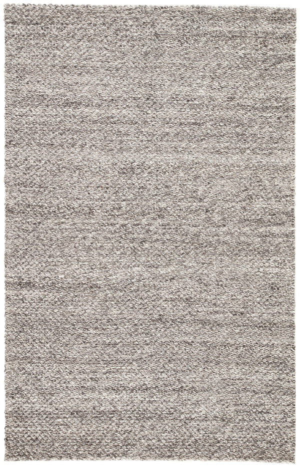Jaipur Living Scandinavia Rakel Karlstadt Scr07 Handwoven Handmade 100% Wool Solids Solid Indoor Rug Gray 100% Wool, 100% Cotton Rug113075