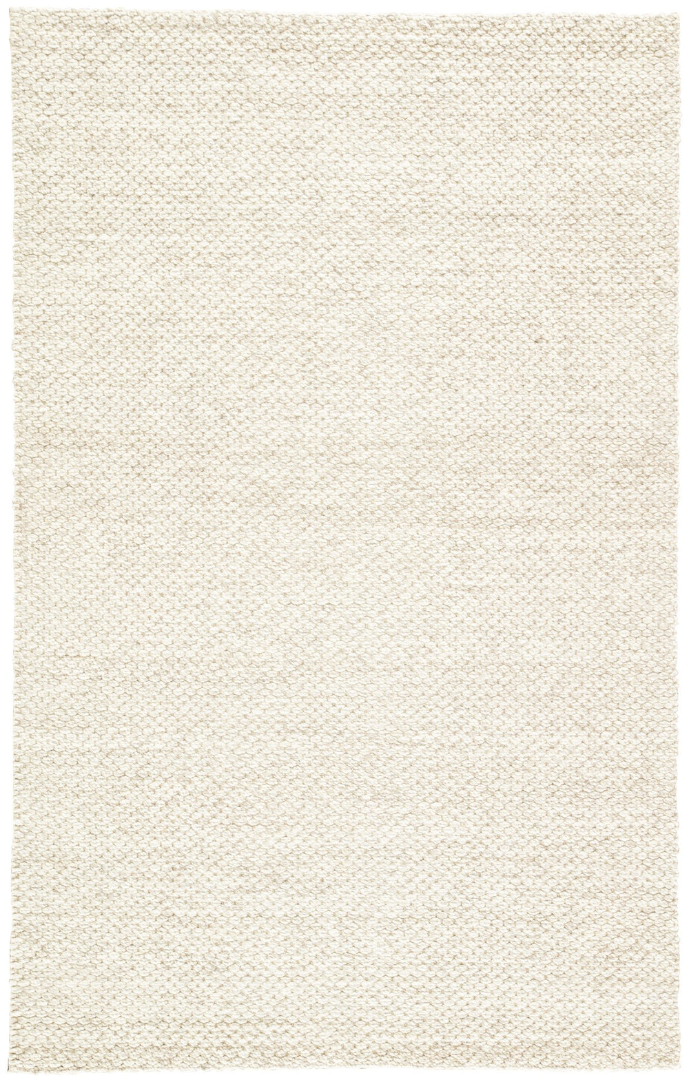 Jaipur Living Scandinavia Rakel Karlstadt Scr10 Handwoven Handmade 100% Wool Solids Solid Indoor Rug Gray, Ivory 100% Wool, 100% Cotton Rug158271