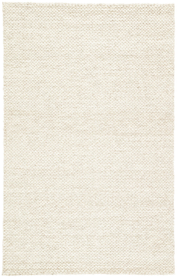 Jaipur Living Scandinavia Rakel Karlstadt Scr10 Handwoven Handmade 100% Wool Solids Solid Indoor Rug Gray, Ivory 100% Wool, 100% Cotton Rug158271