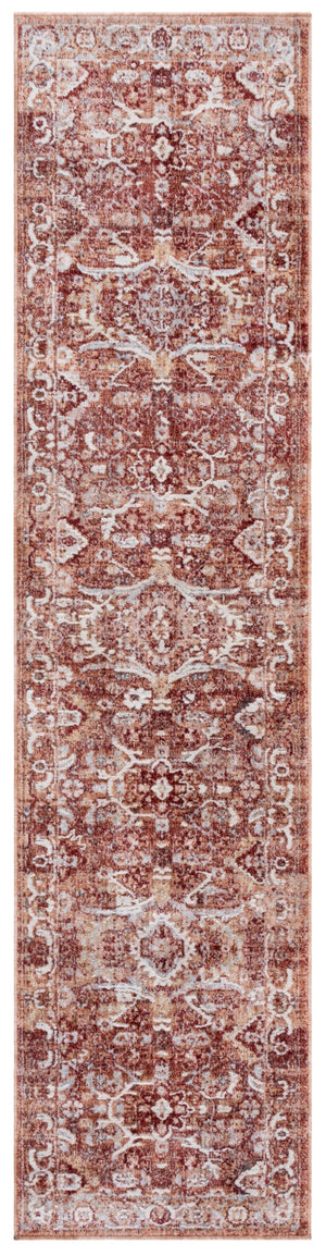 Safavieh Scarlett Cozy 4x6 Area Rug - Vibrant Red And Ivory Elegance For Rustic And Modern Decor Spaces Red ,Ivory Rust 64% Polyester  36% Cotton Sct400r-8