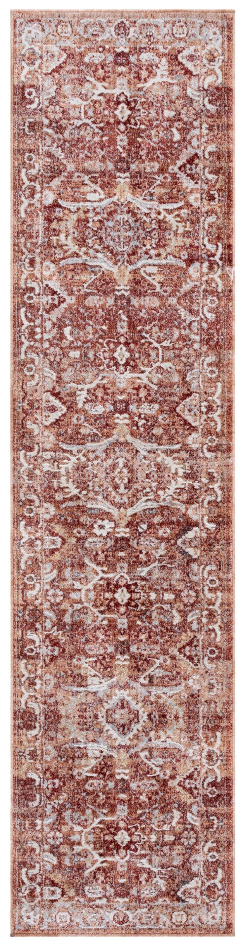 Safavieh Scarlett Cozy 4x6 Area Rug - Vibrant Red And Ivory Elegance For Rustic And Modern Decor Spaces Red ,Ivory Rust 64% Polyester  36% Cotton Sct400r-8