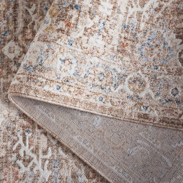 Safavieh Scarlett Power Loomed Transitional Runner Rug - Luxurious Red And Ivory Design For Elegant Spaces Brown ,Ivory 64% Polyester  36% Cotton Sct400t-5