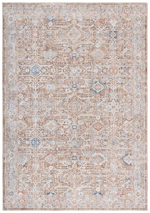 Safavieh Scarlett Power Loomed Transitional Runner Rug - Luxurious Red And Ivory Design For Elegant Spaces Brown ,Ivory 64% Polyester  36% Cotton Sct400t-5