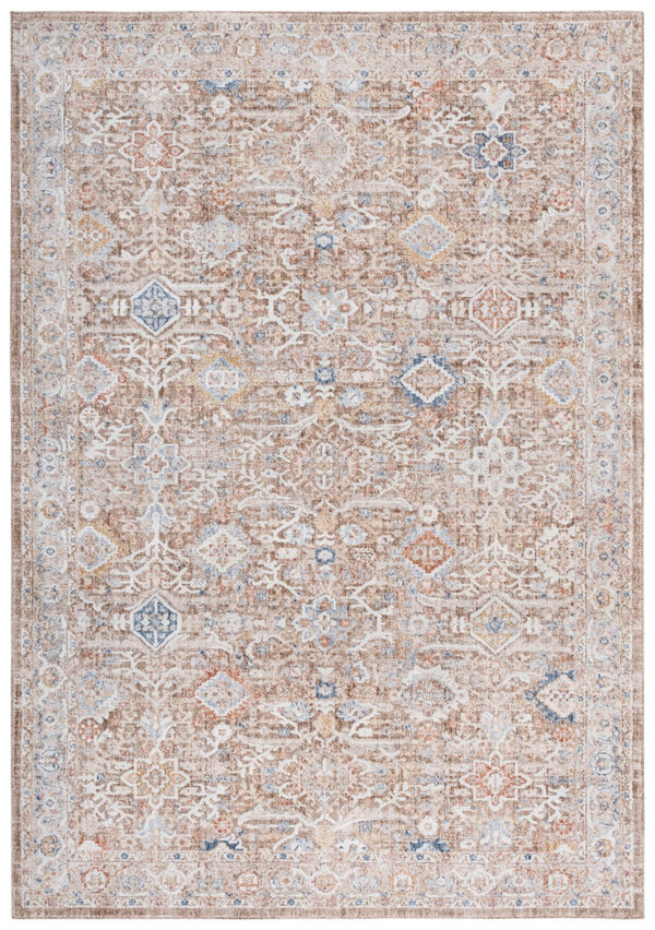 Safavieh Scarlett Power Loomed Transitional Runner Rug - Luxurious Red And Ivory Design For Elegant Spaces Brown ,Ivory 64% Polyester  36% Cotton Sct400t-5