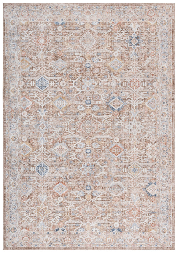 Safavieh Scarlett Cozy 4x6 Area Rug - Vibrant Red And Ivory Elegance For Rustic And Modern Decor Spaces Brown ,Ivory 64% Polyester  36% Cotton Sct400t-9