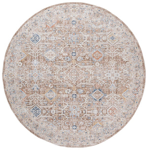 Safavieh Scarlett Power Loomed Transitional Runner Rug - Luxurious Red And Ivory Design For Elegant Spaces Brown ,Ivory 64% Polyester  36% Cotton Sct400t-7r